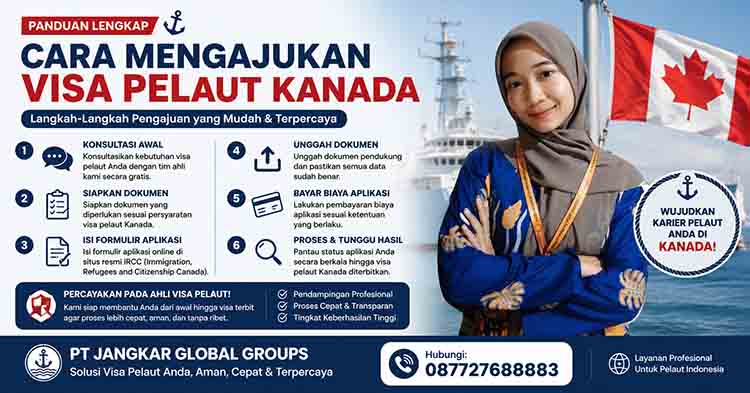 Cara Mengajukan Visa Pelaut Kanada