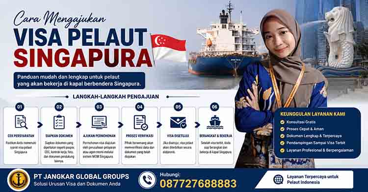 Cara Mengajukan Visa Pelaut Singapura