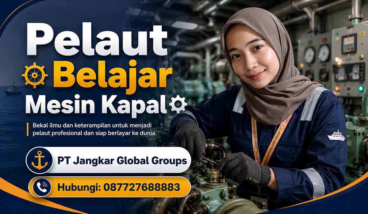 Pelaut Belajar Mesin Kapal