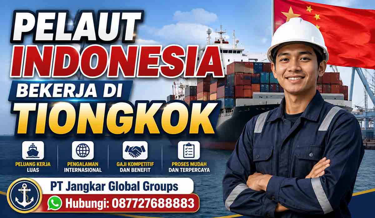Pelaut Indonesia Bekerja di Tiongkok