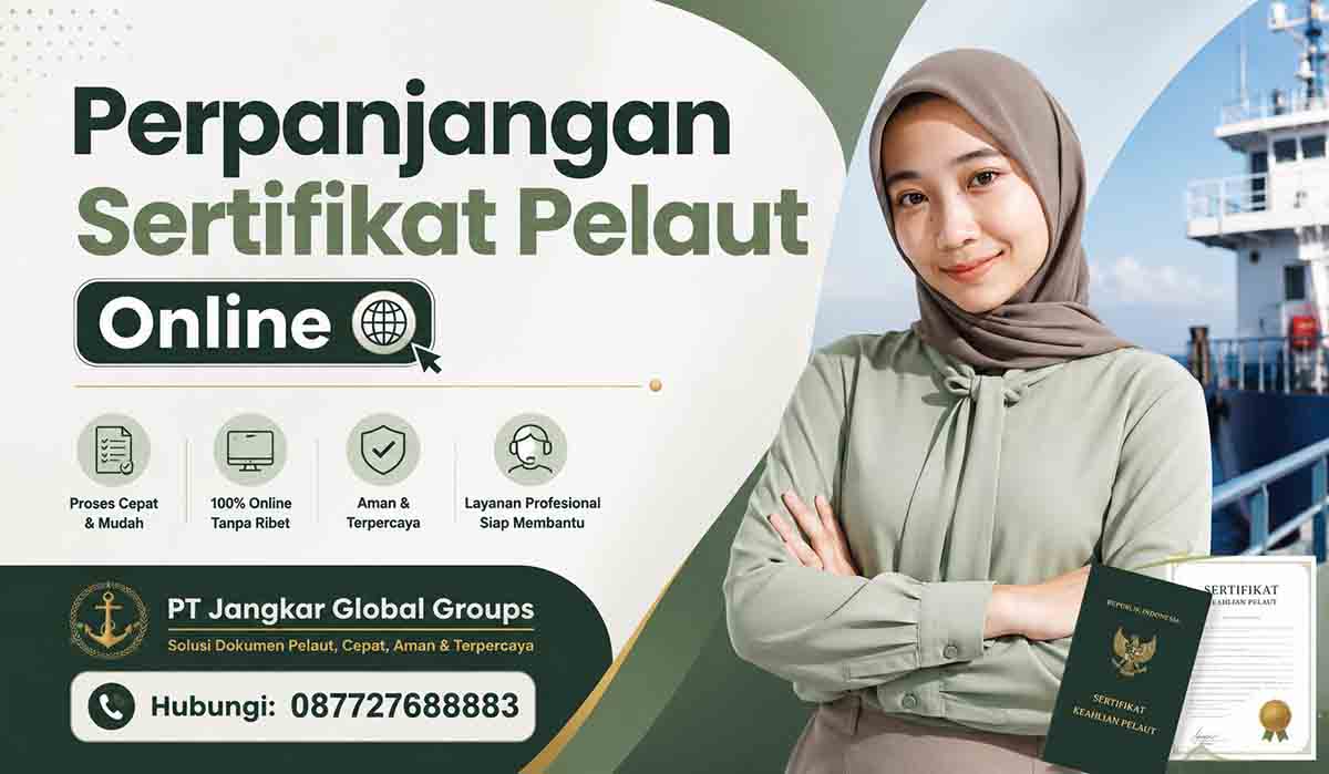 Perpanjangan Sertifikat Pelaut Online