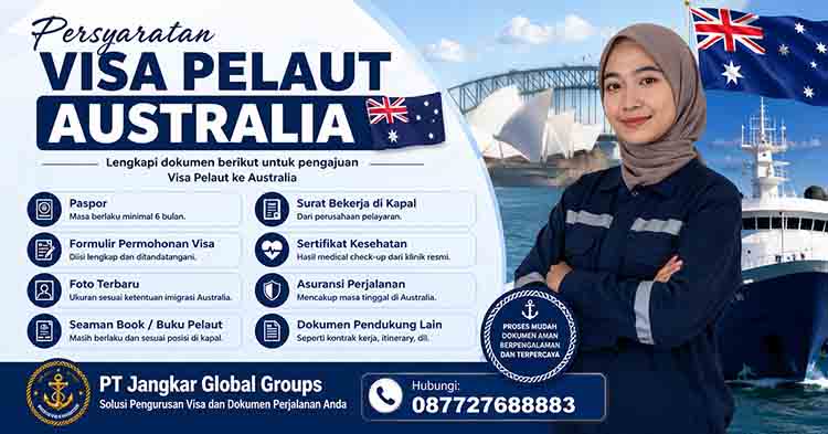 Persyaratan Visa Pelaut Australia