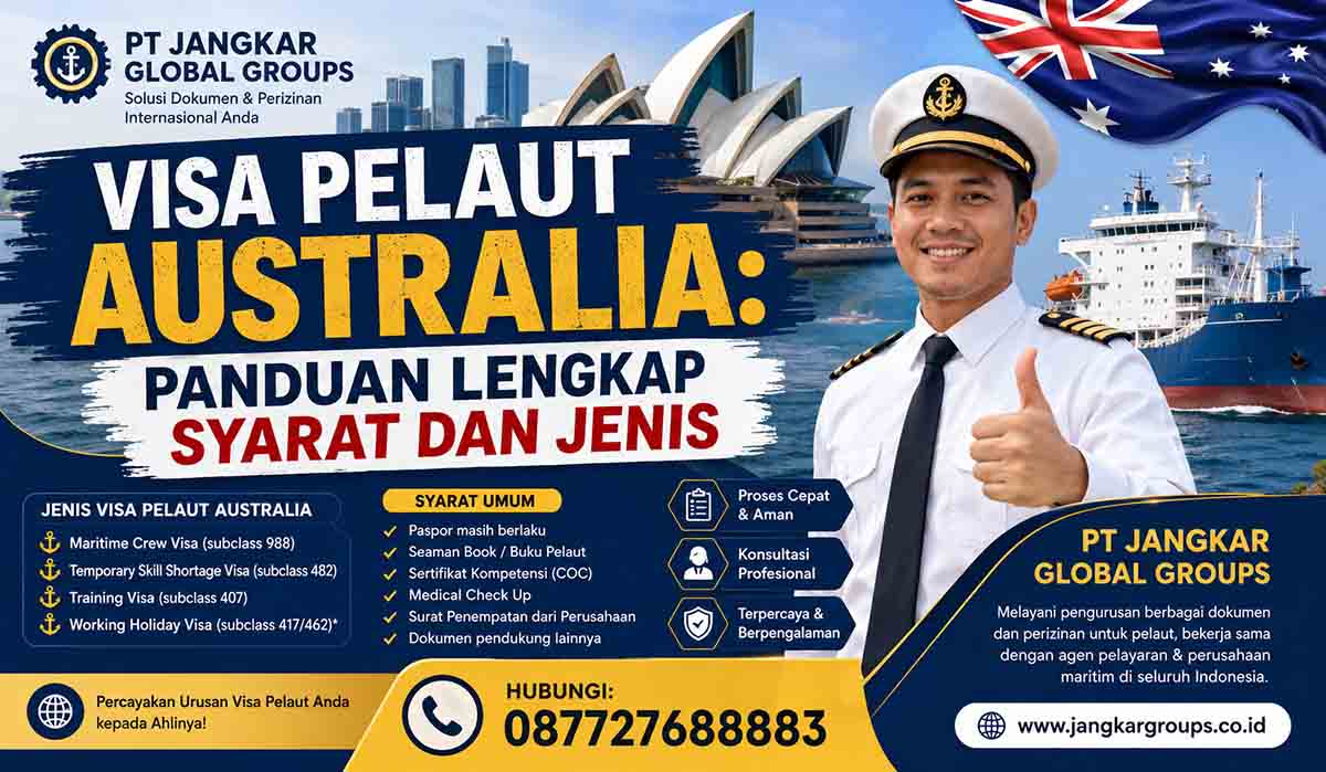 Visa Pelaut Australia Panduan Lengkap Syarat dan Jenis