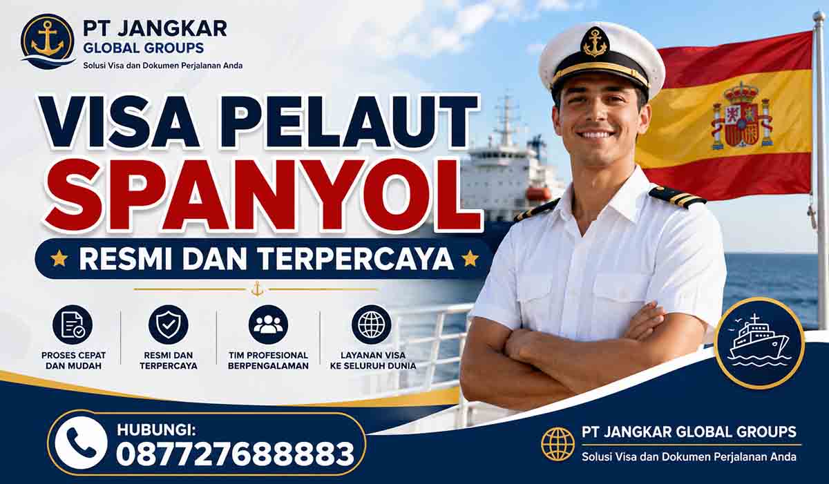 Visa Pelaut Spanyol Resmi dan Terpercaya