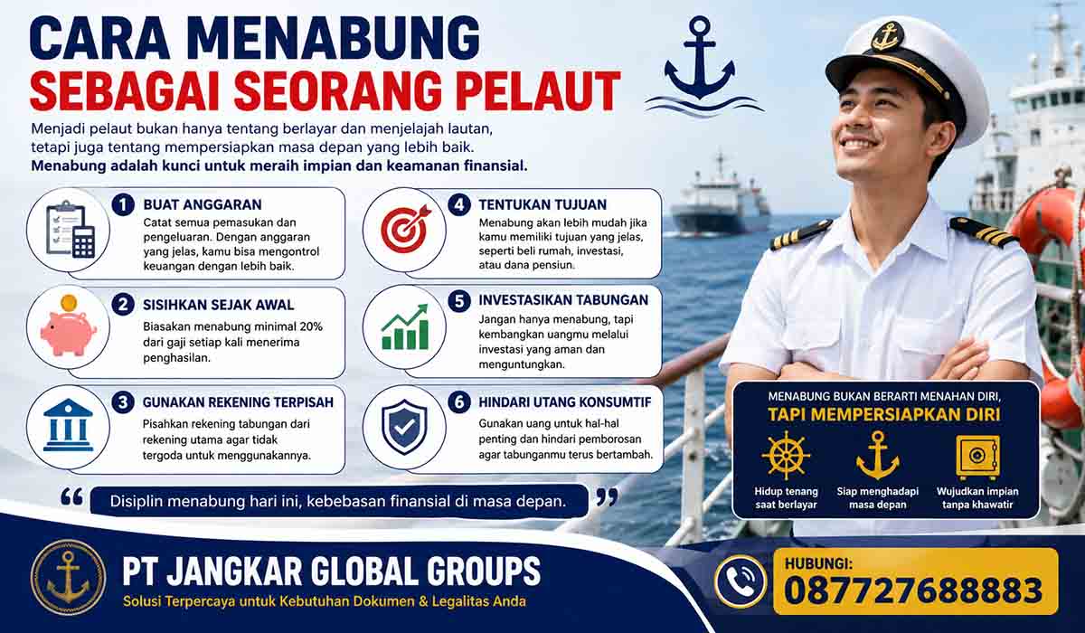 Cara Menabung Sebagai Seorang Pelaut