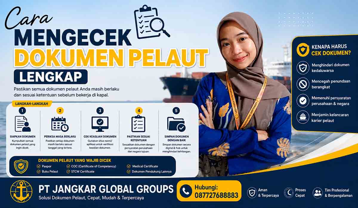 Cara Mengecek Dokumen Pelaut Lengkap