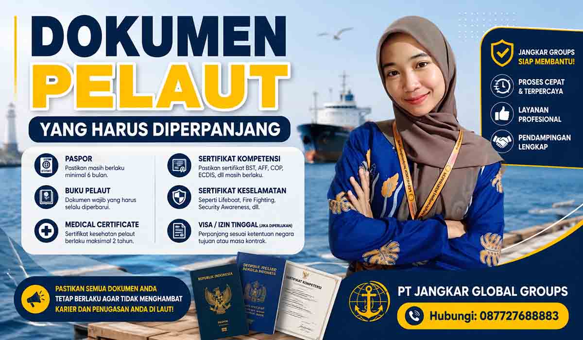 Dokumen Pelaut Yang Harus Diperpanjang