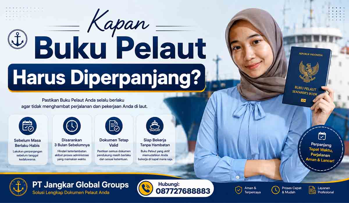 Kapan Buku Pelaut Harus Diperpanjang
