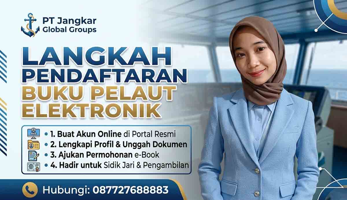 Langkah Pendaftaran Buku Pelaut Elektronik