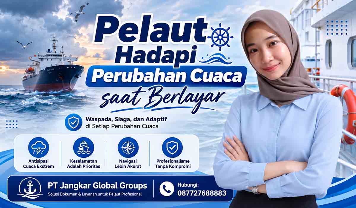 Pelaut Hadapi Perubahan Cuaca saat Berlayar