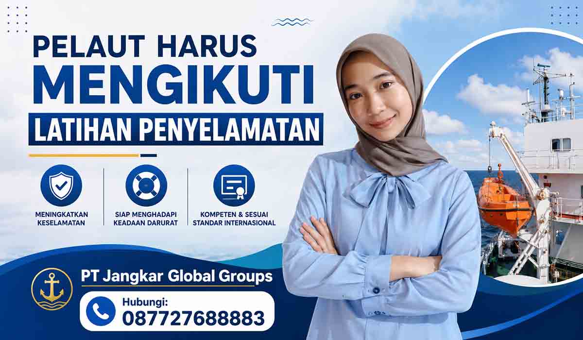 Pelaut Harus Mengikuti Latihan Penyelamatan