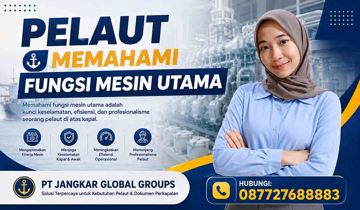 Pelaut Memahami Fungsi Mesin Utama