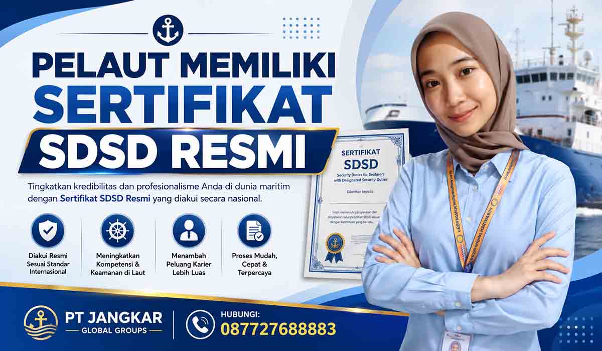 Pelaut Memiliki Sertifikat SDSD Resmi