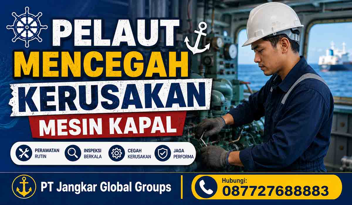Pelaut Mencegah Kerusakan Mesin Kapal