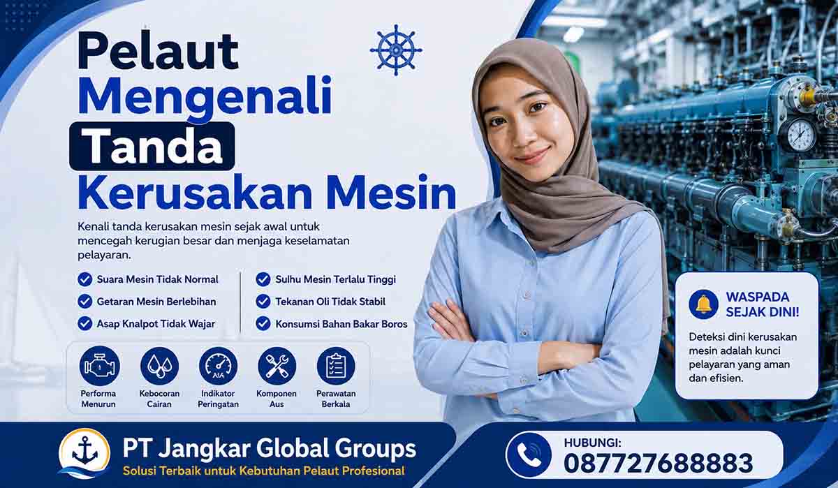 Pelaut Mengenali Tanda Kerusakan Mesin
