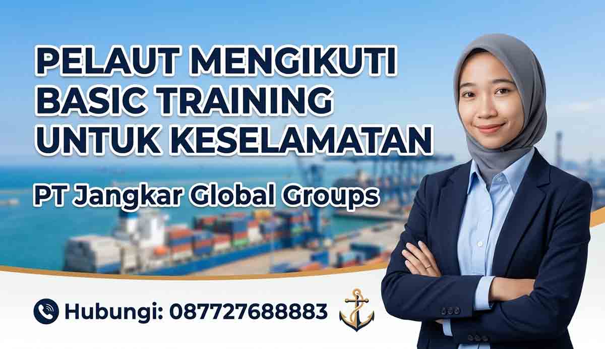 Pelaut Mengikuti Basic Training untuk Keselamatan