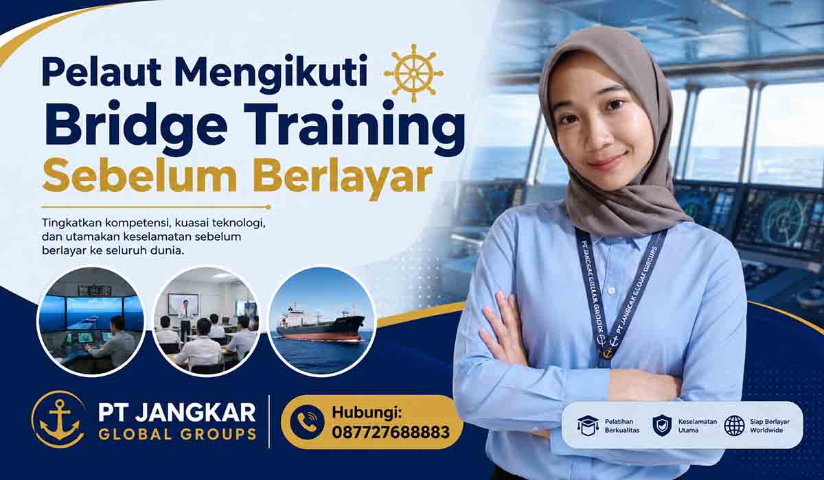 Pelaut Mengikuti Bridge Training Sebelum Berlayar