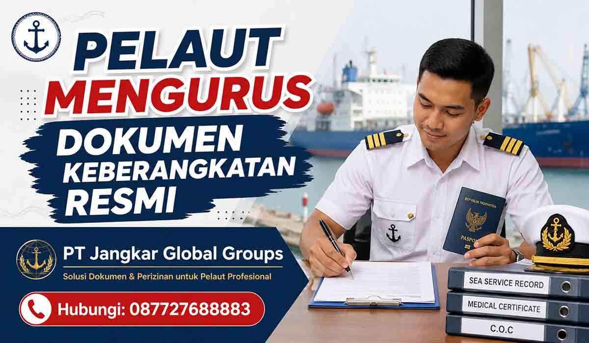 Pelaut Mengurus Dokumen Keberangkatan Resmi