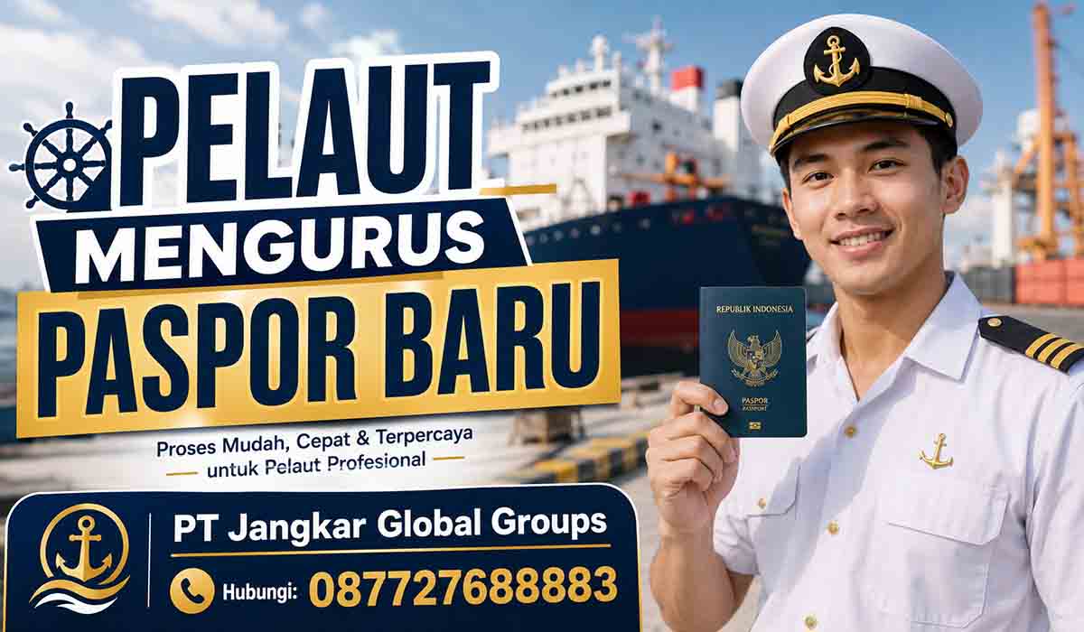 Pelaut Mengurus Paspor Baru