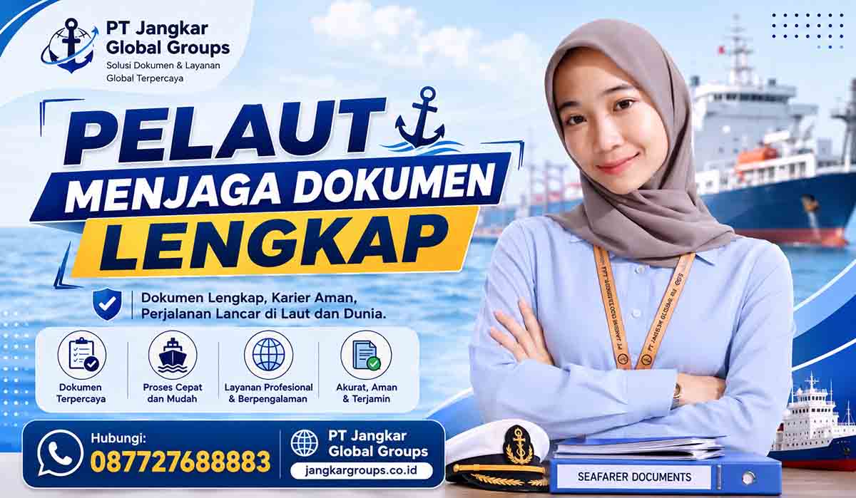 Pelaut Menjaga Dokumen Lengkap