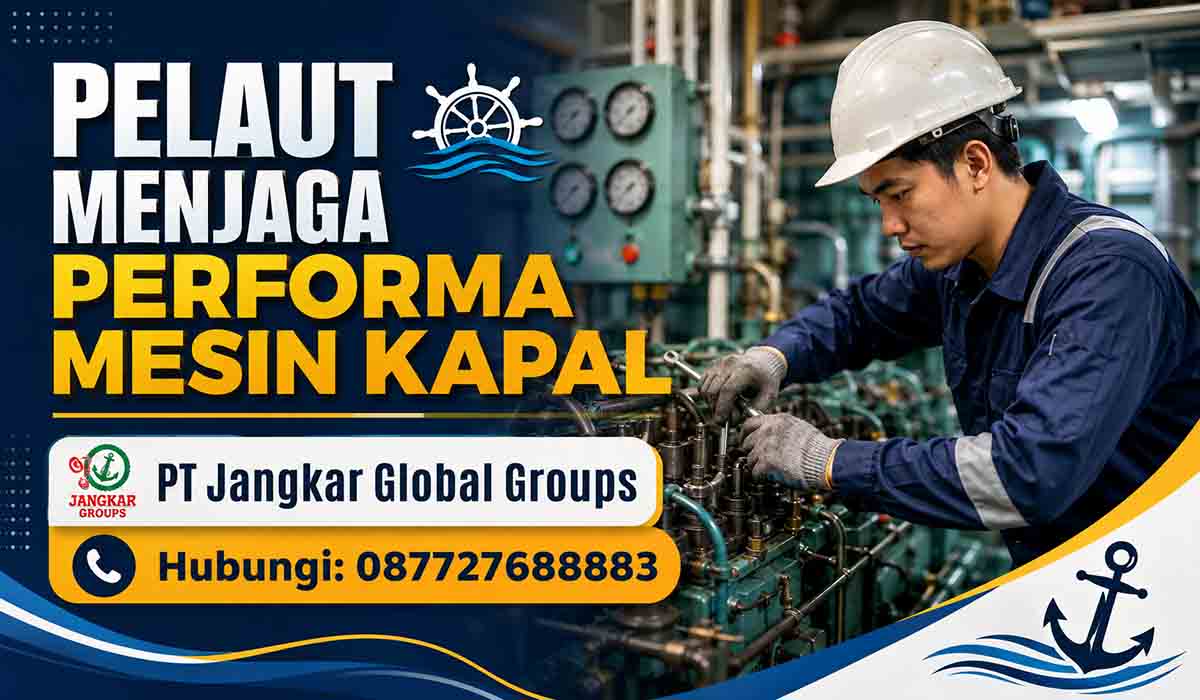Pelaut Menjaga Performa Mesin Kapal