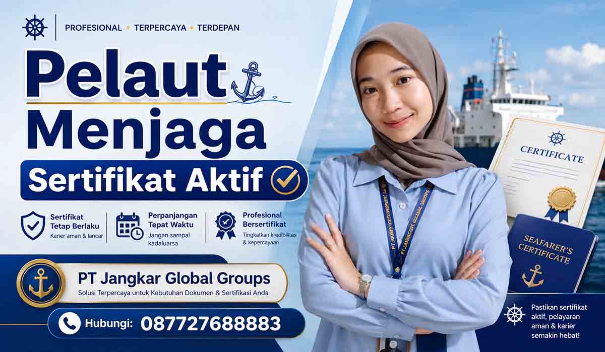 Pelaut Menjaga Sertifikat Aktif