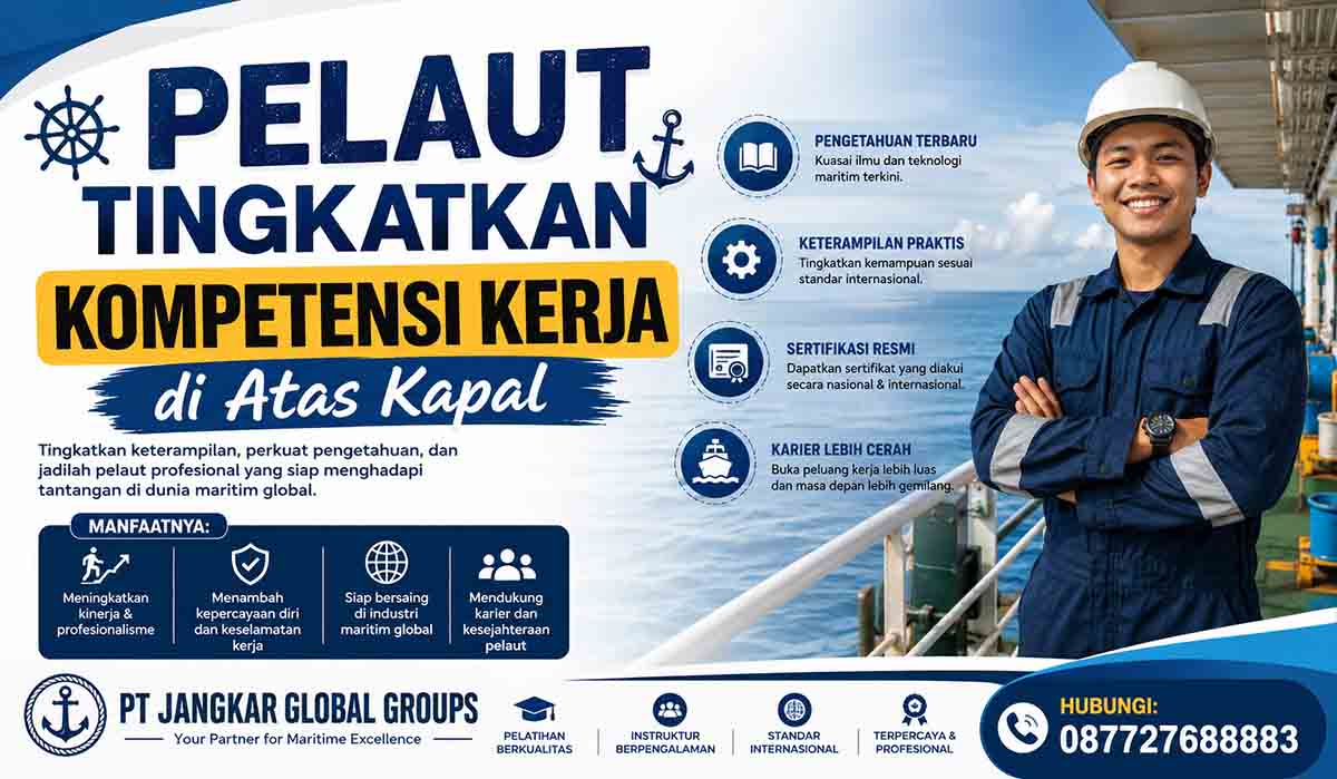 Pelaut Tingkatkan Kompetensi Kerja di Atas Kapal