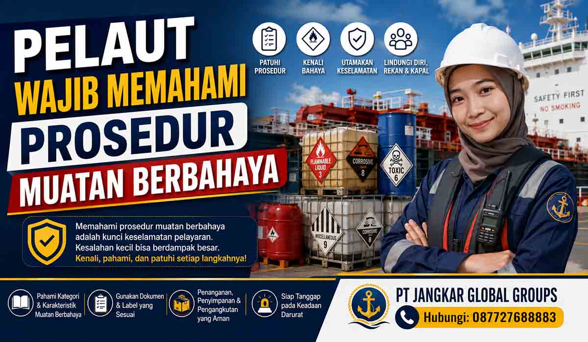 Pelaut Wajib Memahami Prosedur Muatan Berbahaya