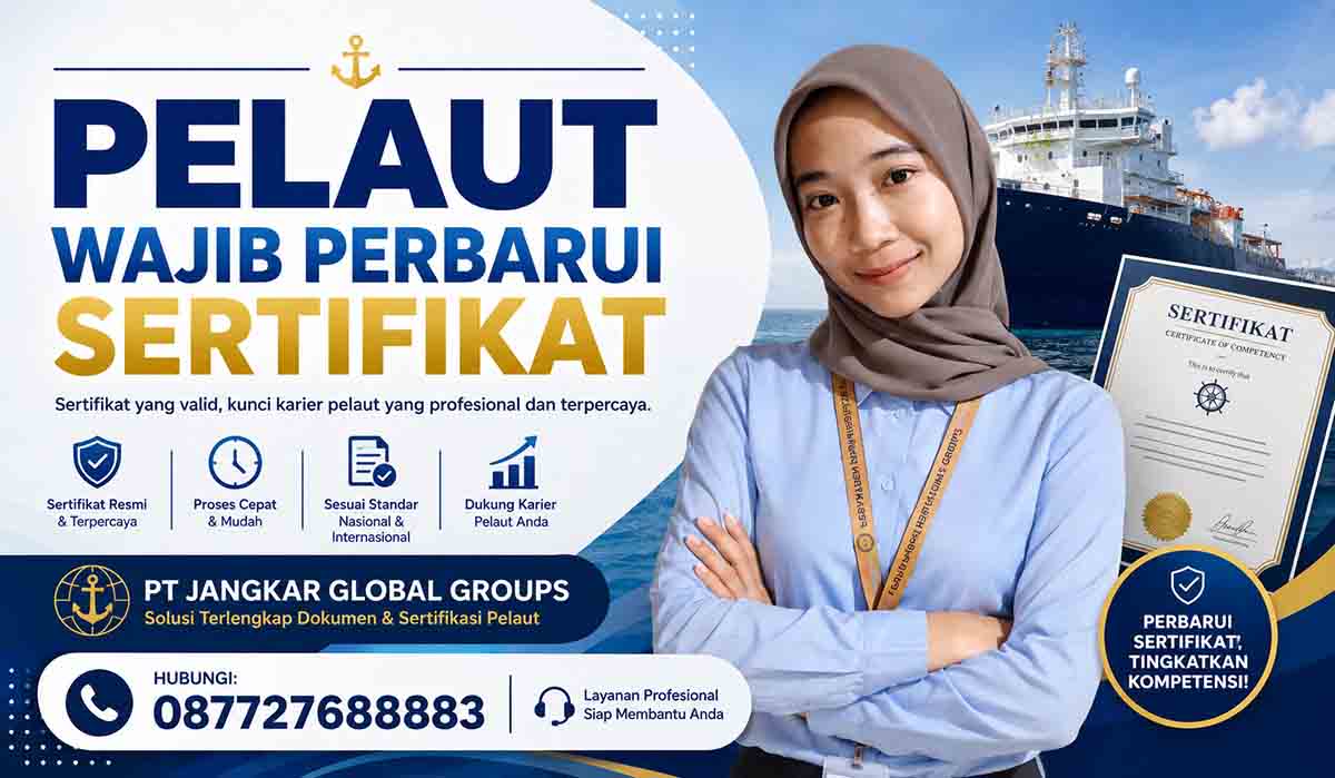 Pelaut Wajib Perbarui Sertifikat