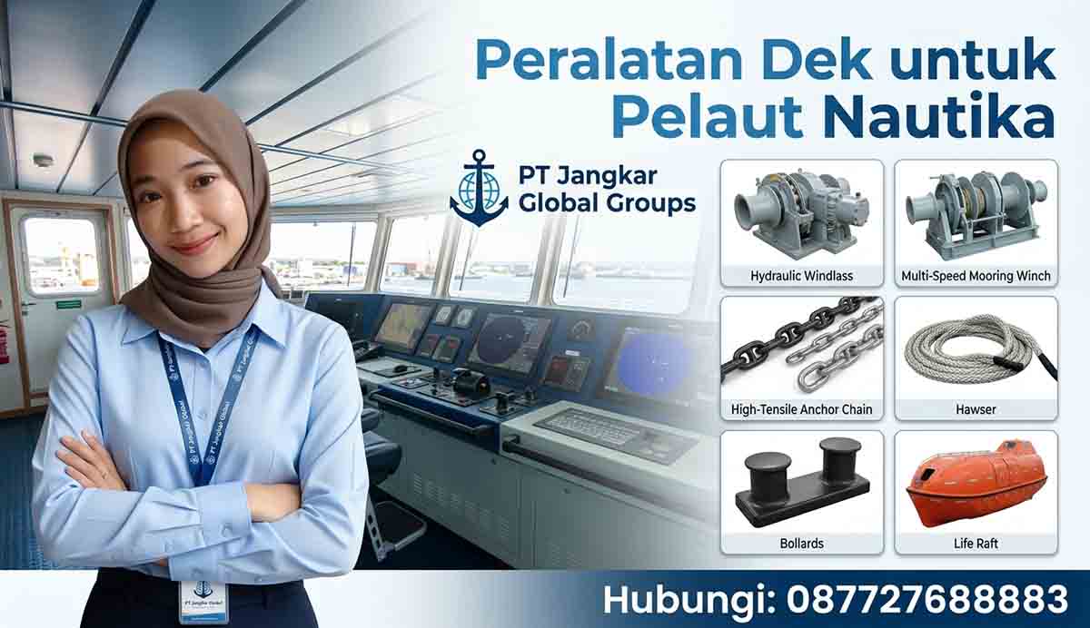 Peralatan Dek untuk Pelaut Nautika