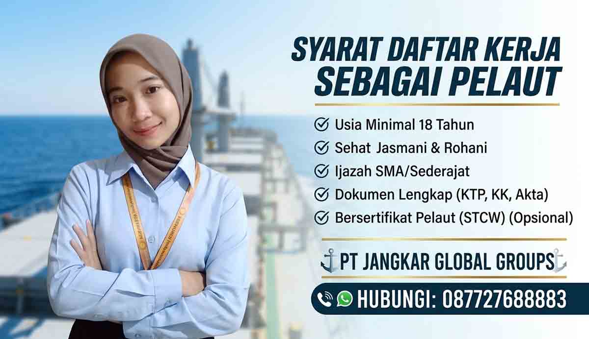 Syarat Daftar Kerja Sebagai Pelaut