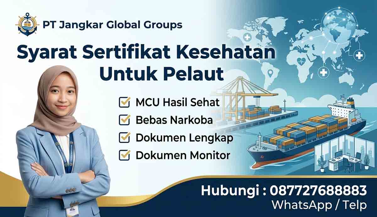 Syarat Sertifikat Kesehatan Untuk Pelaut