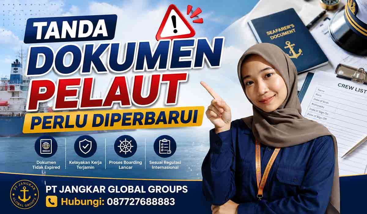 Tanda Dokumen Pelaut Perlu Diperbarui