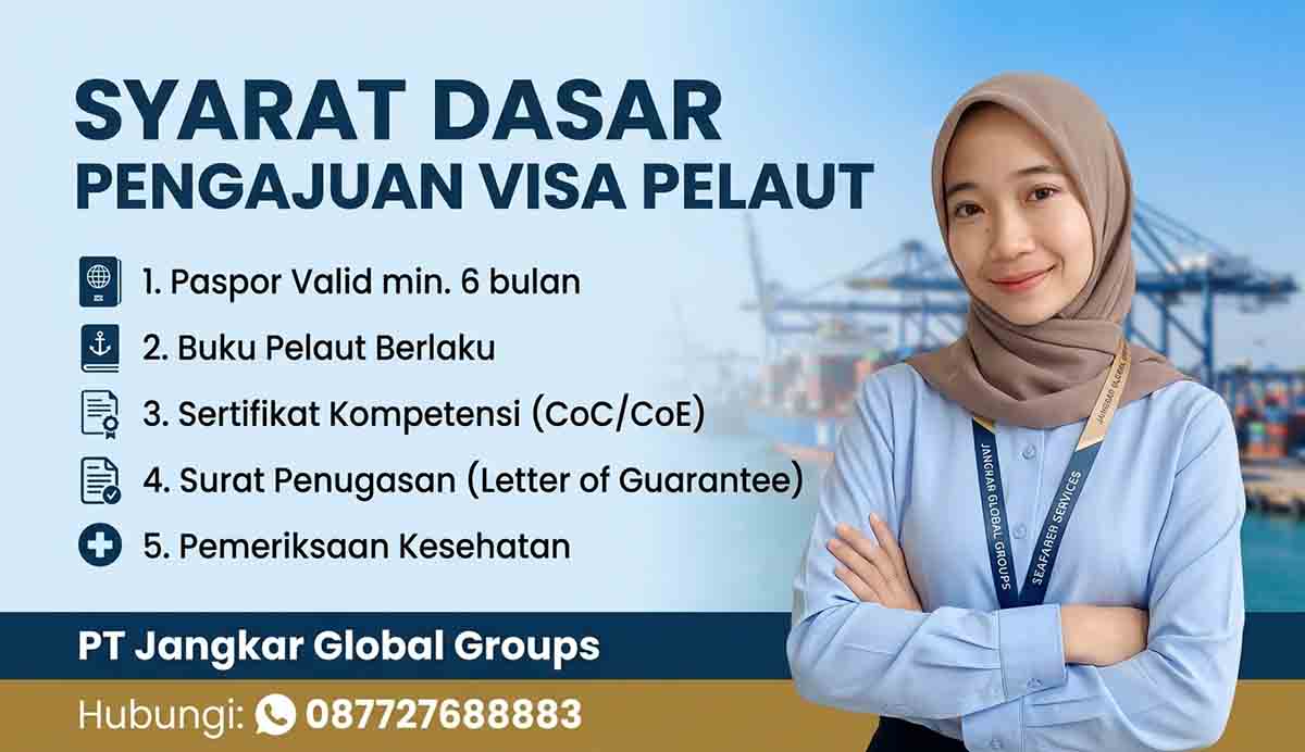 Syarat Dasar Pengajuan Visa Pelaut